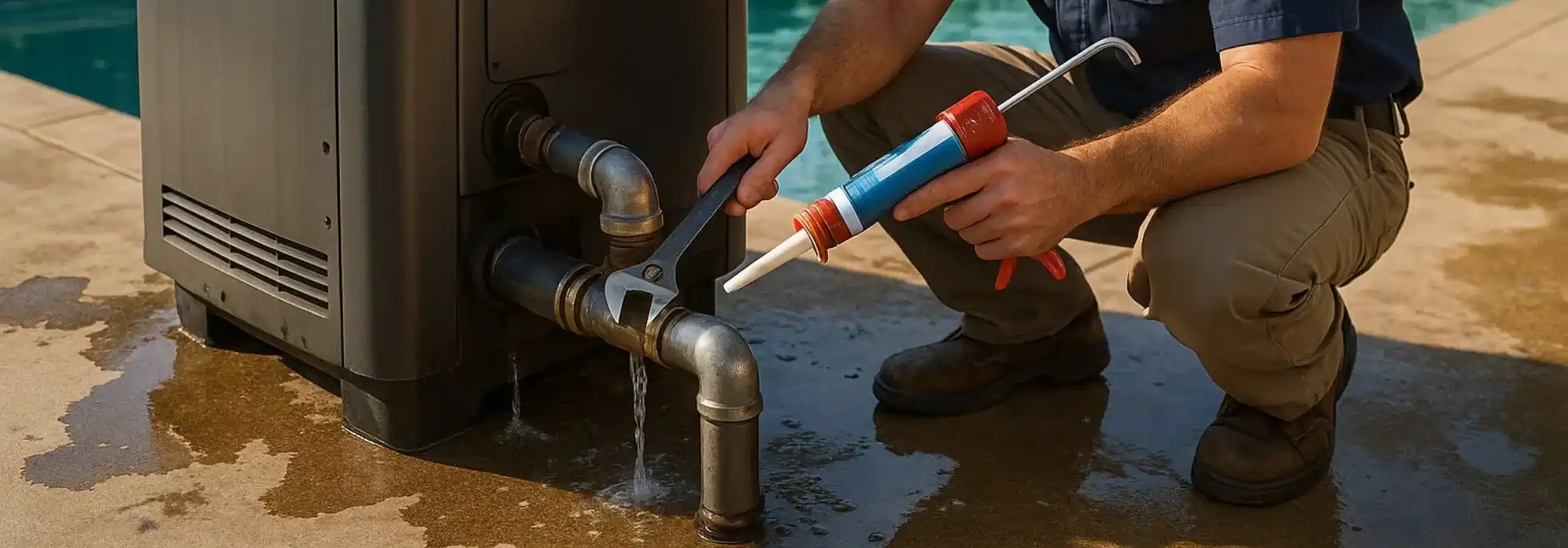  Pool Heater Leak Repair - HVAC Brampton