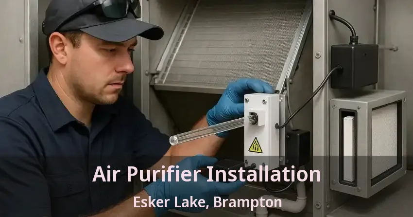 Air Purifier Installation Esker Lake, Brampton - ON