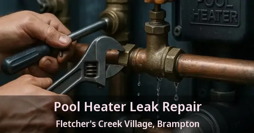 Pool Heater Leak Repair Fletcher's Creek Village, Brampton - ON