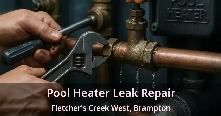 Pool Heater Leak Repair Fletcher's Creek West, Brampton - ON